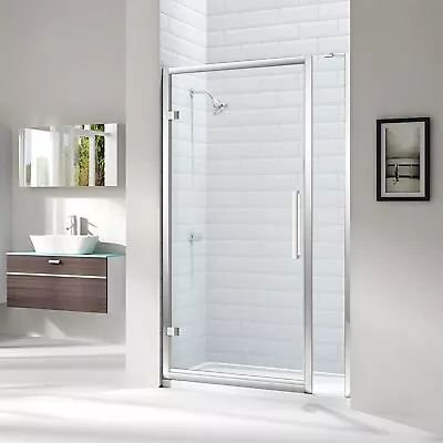 Merlyn 8 Series Inline Hinged Shower Door 850mm+ Wide - 8mm Glass • £876.95