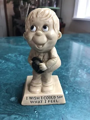 R.R.W. Berries Co Figurine I Wish I Could Say What I Feel #838 Vintage 1971 • $8.50