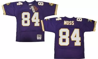 New 1998 Randy Moss #84 Vikings Mens Sizes Mitchell & Ness Legacy Jersey $160 • $106.79