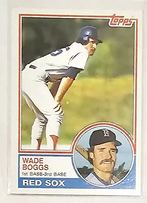 1983 Topps #498 WADE BOGGS RC HOF EX-EXMT • $0.99