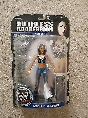 WWE Jakks 2008 Ruthless Aggression Series 36 Mickie James Action Figure • $18