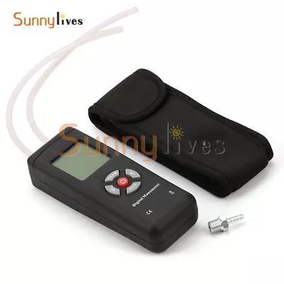 $37.70 • Buy Handheld Digital Manometer Air Vacuum Gas Differential Pressure Gauge Meter