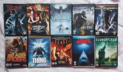 14 CREATURE FEATURE DVD BUNDLE Mythica JAWS THING FEAST KING KONG GODZILLA R2 UK • £4.99
