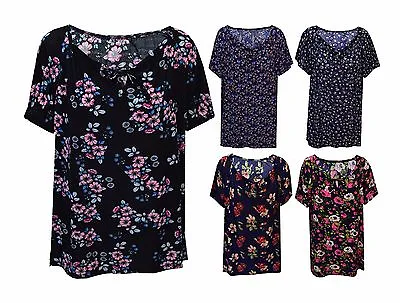 £5.95 • Buy New Women Ladies Short Sleeve Front Tie Neck Casual Top T-shirt PlusSize 14-26