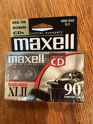 Maxell XLII 90 High Bias Blank Audio Cassette Tape Single Pack • $4.99