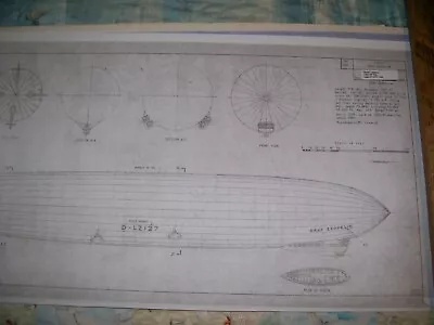 GRAF ZEPPELIN Airship    Ship  Model Boat Plans • $17.55