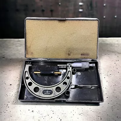 MITUTOYO 103-218 3-4  Outside Micrometer .0001 W/original Case • $50.68