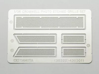 Tamiya 1/35 SCALE CROMWELL PHOTO ETCHED GRILLE SET Military Miniature 35222 • $17.79