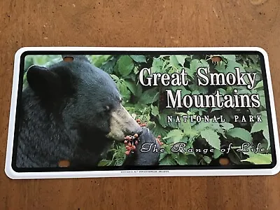 $19.99 • Buy Great Smoky Mountains National Park License Plate Booster Vintage Souvenir Bear