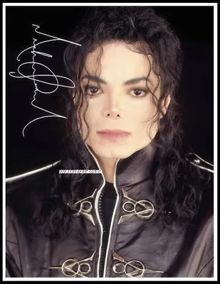 Michael Jackson Autographed Cotton Canvas Image. Limited Edition (MJ-3)c • $11.94