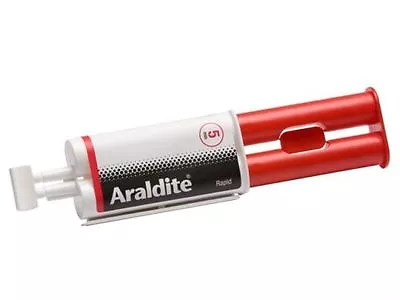 Araldite RAPID Twin Syringe 24ml Epoxy Power Adhesive Super Glue Bonds Material • £10.25