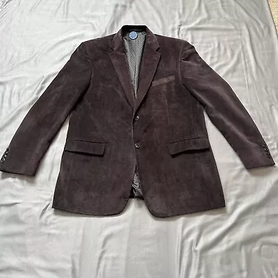 Grafton Single Breasted Suede Blazer Sport Coat Jacket 44 • $22.63