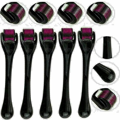 $7.09 • Buy 0.25mm-1mm Derma Skin Roller 540 Titanium Micro Needle Therapy Anti Ageing