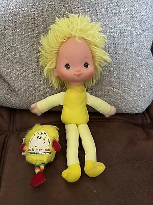 1983 Rainbow Brite Canary Yellow Doll 11 Inches Twink Sprite Mattel Hallmark • £10