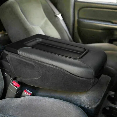 Center Console Lid Kit Arm Rest For 99-07 Chevy Silverado GMC Sierra Black • $21.99