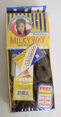 Milky Way Short Cut Series ~ 27 Piece 100% Human Hair ~ SG-27PCS ~ Color 4 ~ NIB • $10