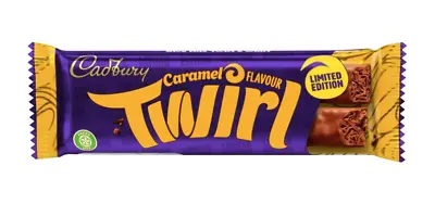 Cadbury Twirl Caramel Milk Chocolate 24 Or 36 X 43g Bars Best Before 15/05/23 • £15.49