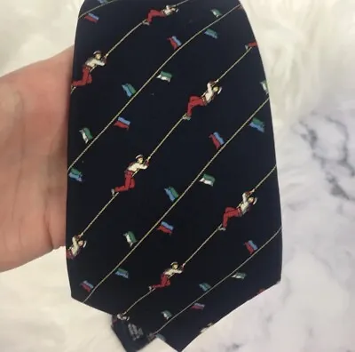 Salvatore Ferragamo Sailor Patterned Silk Tie • $30