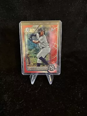 2022 Bowman Chrome Fidel Montero /5 Red Refractor 1st Bowman • $79.99