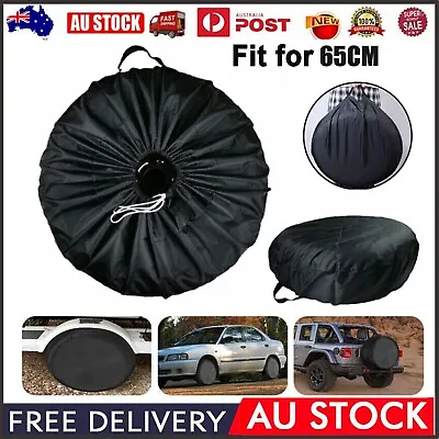 65cm Spare Wheel Cover Waterproof Tire Tyre Covers Protector For All Vehicle AU • $12.25