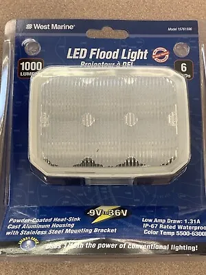 $79.99 • Buy West Marine LED Flood Light 1000 Lumens 15761596 **NEW**