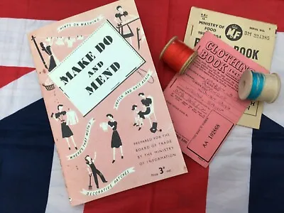 ‘MAKE DO AND MEND’ Wartime 1940s WW2 Home Front Booklet ~ REPLICA • £5.50