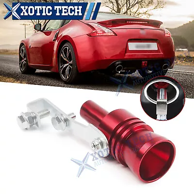 For Nissan 370Z Altima Turbo Sound Muffler Whistle Alloy Red Blow Off Valve XL • $10.84