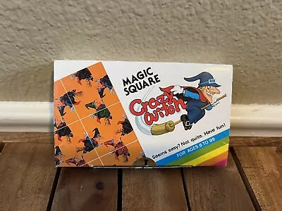 Vintage Magic Square Puzzle Card Game - Crazy Witch - Halloween Brain Teaser • $18.99