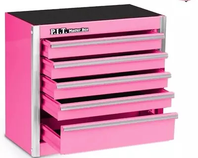  Mini Pink Tool Box Portable 5-Drawer Micro Roll Cab Steel Tool Pink-5 Drawer • $50