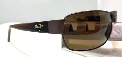 Maui Jim Black Coral Mj 249-19m Matte Hcl Bronze Polarized Sunglasses New 9.9 • $170