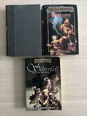 Forgotten Realms: Elminster Series -Ed Greenwood 3 Books;  Silverfall See Pic • $15