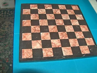 Stone? Onyx?  Marble? Tiles Chess Board 5.5LB 10.5  • $8