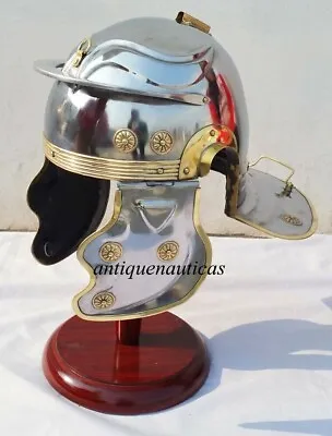 Medieval Roman Centurion Trooper Armour Helmet Roman Replica Halloween Item • £59.99