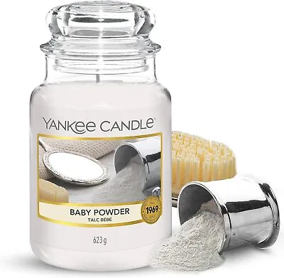 Yankee Candle Scented | Baby Powder Large Jar |  • £39.49