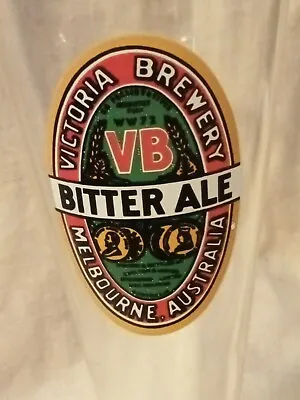 Vintage Victoria Bitter Melbourne Glass VB • $20