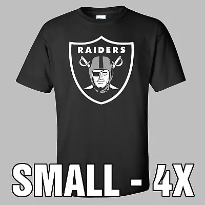 Las Vegas Raiders Shirt T-Shirt Football Oakland Los Angeles Raider Nation  S-4X • $22.99