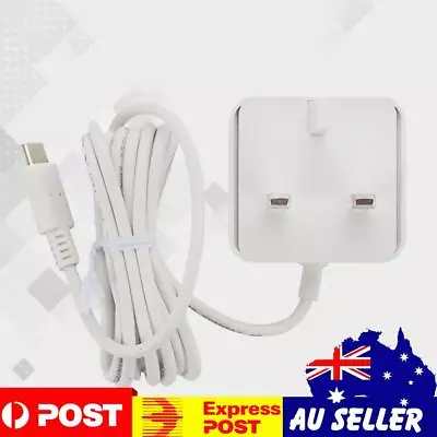 USB-C Power Supply 5.1V 3A White Power Charger For Raspberry Pi 4 (UK) • $22.99