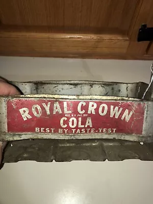 Royal Crown Metal Six Soda Bottle Carrier  • $48