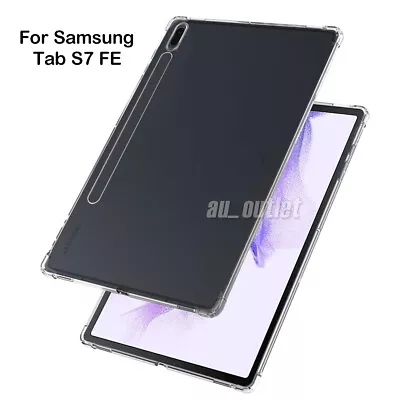 $14.95 • Buy For Samsung Galaxy Tab A8 S8+ Plus Ultra S7 FE Shockproof TPU Clear Case Cover