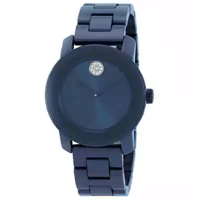 Movado Bold Evolution Quartz Blue Dial Ladies Watch 3600805 • $339.15