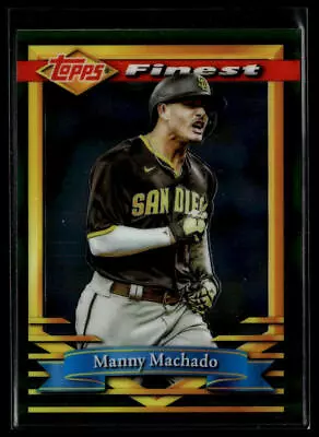 Manny Machado 2021 Topps Finest Flashbacks #163 San Diego Padres • $2