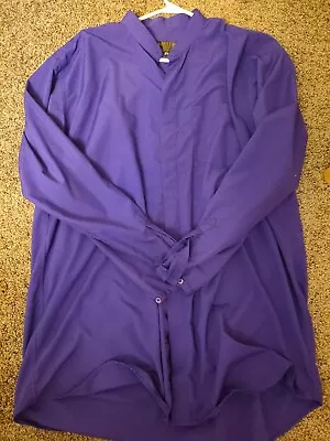Men's Purple Clergy Shirt • $40