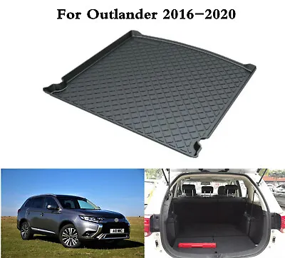 $38.33 • Buy Car Rear Cargo Liner Trunk Floor Mat For Mitsubishi Outlander 2012-2021 ZJ ZK ZL