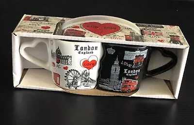 London Heart Mug Set.ref:SC3 • £10