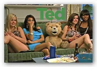 COMEDY MOVIE POSTER Ted Girls On Couch • $8.99