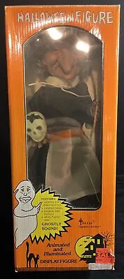 1989 Vintage Telco Motion-ette Animated & Illuminated Witch 24  Halloween • $100