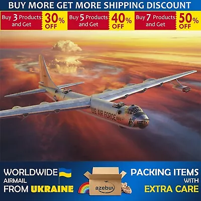 Convair B-36D Peacemaker Strategic Bomber USAF 1/144 Scale Model Kit RODEN 337 • $82.11