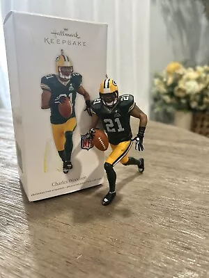 Hallmark Keepsake Ornament Charles Woodson Green Bay Packers 2012 NFL Xmas • $15