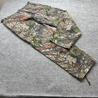 Cabela's Hunting Pants Men 36 X 31 Camouflage Green Brown Six Pockets 931528 • $21.99