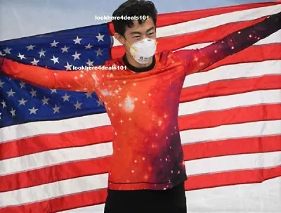 Nathan Chen Photo 8.5x11 Olympics 2022 USA Team Figure Skating Beijing Games • $11.48